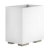 Кошик для сміття Gessi Inverso, Finox Brushed Nickel (20990-149) Корзина для бумаги, Сміттєві відра Gessi