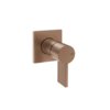 Смеситель для раковины Gessi Inverso Diamantato, Copper Brushed PVD (73609-708) Для раковины Матовая медь PVD