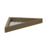 Угловая полочка для ванны и душа Gessi Inverso, Antique Brass (20861-713) Полочки Gessi