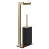 Стойка с бумагодержателем и ершиком для унитаза Gessi Inverso, Warm Bronze Br. PVD (20934-726) Бумагодержатели, Ершики для унитаза Gessi
