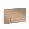 Клавиша смыва Gessi Inverso VIEGA 1H, 2H, 2L, Copper PVD (54613-030) Для унитазов 