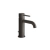 Змішувач для раковини Gessi Gessi316 Flessa, з донним клапаном, Black Metal Br. PVD (54001-707) Для раковини Черный матовый металлик PVD