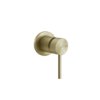 Настенный смеситель для раковины удаленного управления Gessi Gessi316 Flessa, Brass Brushed PVD (54019-727) Для раковины Матовая латунь PVD