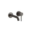 Смеситель для раковины Gessi Gessi316 Flessa, длина излива 117 мм, Black Metal Br. PVD (54083-707) Для раковины Черный матовый металлик PVD