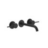 Смеситель для раковины Gessi Gessi316 Flessa, длина излива 181 мм, Matte Black (54094-299) Для раковины Черный матовый