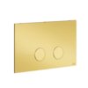 Клавіша змиву SANIT для систем інсталяцій Gessi Inverso, Gold PVD (54619-246) Для унітазів 