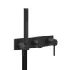 Смеситель для ванны Gessi Gessi316, Matte Black (54038-299) Для ванны, Для душа Черный матовый