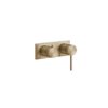 Настенный смеситель для душа Gessi Gessi316, Warm Bronze Br. PVD (54079-726) Для ванны, Для душа Матовая бронза PVD