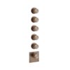 Термостатичний змішувач на 5 позицій Gessi Gessi316, Copper Brushed PVD (54510-708) Для ванни, Для душа Матовая медь PVD