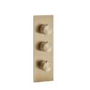 Термостатический смеситель на 2 позиции Gessi Gessi316, Warm Bronze Br. PVD (54514-726) Для ванны, Для душа Матовая бронза PVD