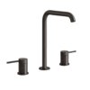 Змішувач для раковини Gessi Gessi316 Trame, без донного клапана, Black Metal Br. PVD (54311-707) Для раковини Черный матовый металлик PVD