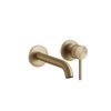 Смеситель для раковины Gessi Gessi316 Trame, длина излива 117 мм, Warm Bronze Br. PVD (54383-726) Для раковины Матовая бронза PVD