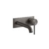 Змішувач для раковини Gessi Gessi316 Trame, довжина виливу 117 мм, Black Metal Br. PVD (54388-707) Для раковини Черный матовый металлик PVD