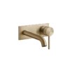 Смеситель для раковины Gessi Gessi316 Trame, длина излива 117 мм, Warm Bronze Br. PVD (54388-726) Для раковины Матовая бронза PVD