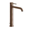 Смеситель для раковины Gessi Gessi316 Intreccio, с донным клапаном, Copper Brushed PVD (54103-708) Для раковины Матовая медь PVD