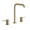 Смеситель для раковины Gessi Gessi316 Intreccio, Brass Brushed PVD (54111-727) Для раковины Матовая латунь PVD