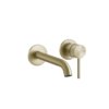 Змішувач для раковини Gessi Gessi316 Intreccio, довжина виливу 117 мм, Brass Brushed PVD (54183-727) Для раковини Матовая латунь PVD