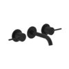 Смеситель для раковины Gessi Gessi316 Intreccio, длина излива 127 мм, Matte Black (54192-299) Для раковины Черный матовый