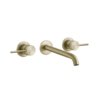 Смеситель для раковины Gessi Gessi316 Intreccio, длина излива 181 мм, Brass Brushed PVD (54194-727) Для раковины Матовая латунь PVD
