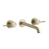 Смеситель для раковины Gessi Gessi316 Trame, длина излива 181 мм, Brass Brushed PVD (54394-727) Для раковины Матовая латунь PVD