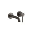 Смеситель для раковины Gessi Gessi316 Meccanica, длина излива 117 мм, Black Metal Br. PVD (54283-707) Для раковины Черный матовый металлик PVD