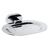 Мильниця настінна Bemeta Oval, хром (118408041) Мильниці Bemeta