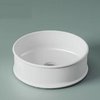 Раковина накладная Ø44 см Artceram Atelier, Grossy white (ATL001 01; 00) На столешницу, На тумбу Круглые