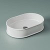 Раковина накладна 60х40 см Artceram Atelier, Grossy white (ATL002 01; 00) На стільницю, На тумбу 