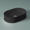 Раковина накладна 60х40 см Artceram Atelier, Matte black (ATL002 17; 00) На стільницю, На тумбу 