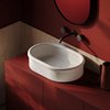 Раковина накладная 60х40 см Artceram Brera, Grossy white (BRL003 01; 00) На пьедестал, На столешницу, На тумбу Овальные