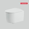 Підвісний безободковий унітаз ArtCeram Monet, Matte white (MNV001 05; 00) Підвісні 