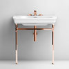 Консоль металлическая 55 см Artceram Civitas, Pink Gold (CIA001 77) ArtCeram Консоль