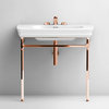 Консоль металева 76 см Artceram Civitas, Pink Gold (CIA004 77) ArtCeram Консоль