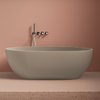 Ванна окрема 170×70 h50 см, штучний камінь LivingTec, Artceram Hoop, Brown Matera (ACW002 41;00) ArtCeram Овальні