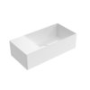 Керамическая раковина 50х25 см Flaminia App AppLight 5025DX, полочка слева, White (AP5025SX) Подвесные Прямоугольные