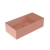 Керамическая раковина 50х25 см Flaminia App AppLight 5025DX, полочка справа, Terracotta (AP5025DXTC) Подвесные Прямоугольные