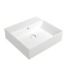 Керамическая раковина 50х47 см Flaminia App AppLight 5047, Milky White (AP5047LAT) На столешницу, На тумбу, Подвесные Прямоугольные