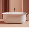 Ванна окрема 140×70 h52 см, штучний камінь LivingTec, Artceram Petite, Matte white (ACW005 05;00) ArtCeram Овальні