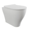Підлоговий безободковий унітаз Flaminia App Plus Goclean, з сидінням Slim Soft Close, Milky White (AP117RGLAT+APCW10LAT) Підлогові 