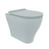 Напольный безободковый унитаз Flaminia App Goclean, с сиденьем Slim Soft Close, Azzurro Polvere (AP117GAP+APCW10AP) Напольные 