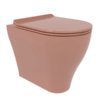 Напольный безободковый унитаз Flaminia App Plus Goclean, с сиденьем Slim Soft Close, Terracotta (AP117RGTC+APCW10TC) Напольные 