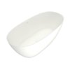 Ванна отдельностоящая 160x75xH60 см, искусственный камень, Flaminia App Tub, Milky White (AP160VLAT) Flaminia Овальные