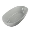 Ванна отдельностоящая 176x91xH52,5 см, искусственный камень, Flaminia App, Grey (AP176VGR) Flaminia Овальные
