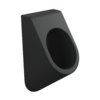 Писсуар Flaminia App Goclean, с крышкой Soft-closing, Carbone (AP28GCAR+AP28CW03CAR) Подвесные 