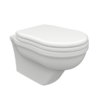 Подвесной унитаз Flaminia Efi, с сиденьем Slim Soft Close, Milky White (EF118LAT+23/CLAT) Подвесные 