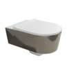 Подвесной унитаз Flaminia Link Goclean, с сиденьем Soft Close, White/Platinum (5051/WCGPLA+LKCW07) Подвесные 