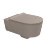Подвесной унитаз Flaminia Link Goclean, с сиденьем Soft Close, Argilla (5051/WCGARG+LKCW09ARG) Подвесные 