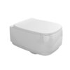 Подвесной безободковый унитаз Flaminia Flag Goclean, с сиденьем Soft Close, White (FG118G+FGCW03) Подвесные 