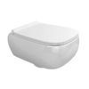 Підвісний унітаз безободковий Flaminia Fluo Goclean, з сидінням Soft Close, White (FU118G+FUCW05) Підвісні 