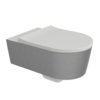 Подвесной унитаз Flaminia Link Goclean, с сиденьем Soft Close, Silver White (5051/WCGSLP+LKCW07) Подвесные 